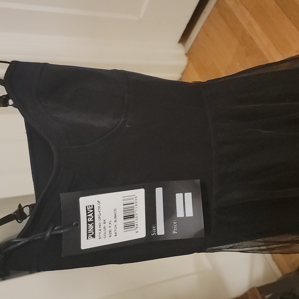 Punk rave tulle dress